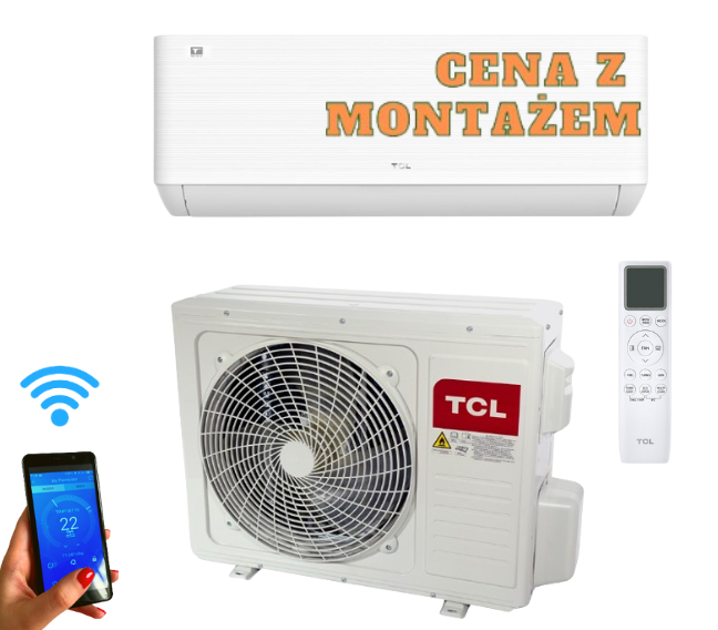 Klimatyzator ścienny TCL Ocarina 2,6kW TAC-09CHSD/TPG31I3AHB z usługą montażu