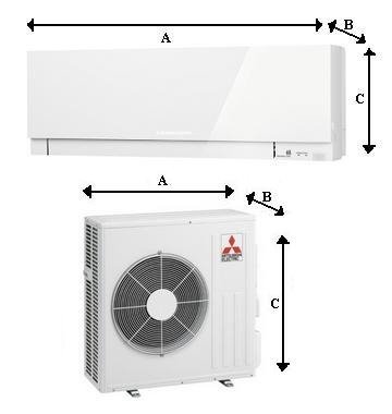 Klimatyzator ścienny Mitsubishi Electric White Premium 5,0kW Pompa ciepła powietrze - powietrze