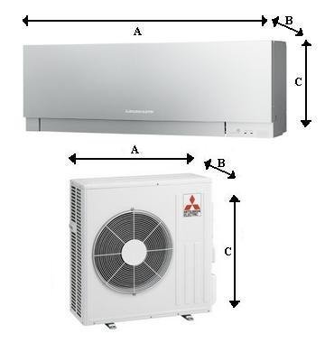 Klimatyzator ścienny Mitsubishi Electric Silver Premium 5,0kW Pompa ciepła powietrze - powietrze