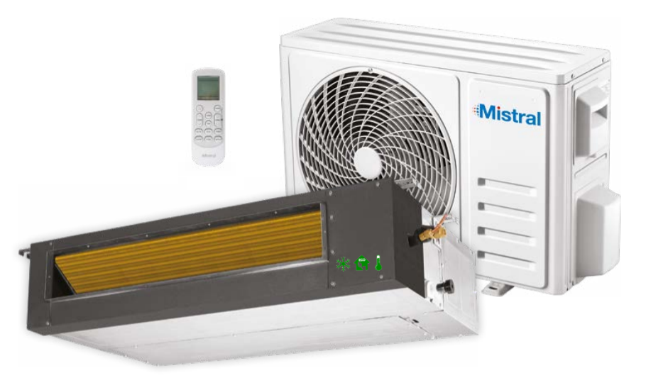 Klimatyzator kanałowy Mistral 7,0 kW MIS-24D2HRH/DV