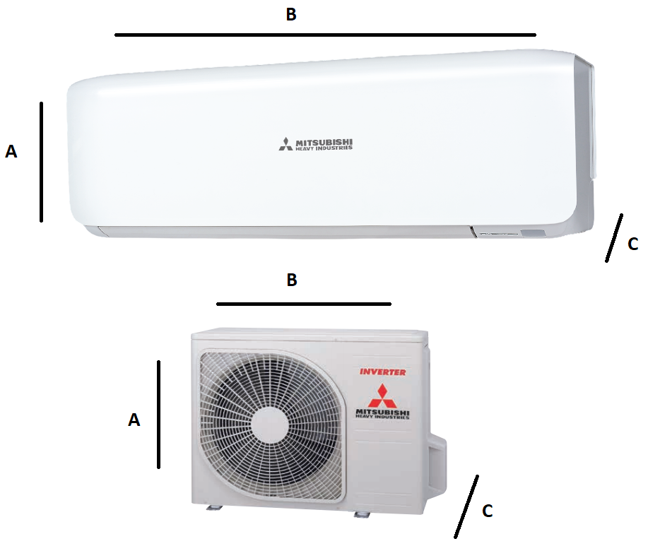 Klimatyzator ścienny Mitsubishi Heavy Premium 5,0 kW Pompa ciepła powietrze - powietrze