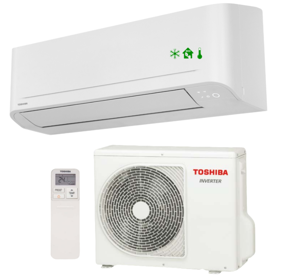 Klimatyzator ścienny Toshiba SEIYA 2 3,3 kW R32 nowość Pompa ciepła powietrze - powietrze