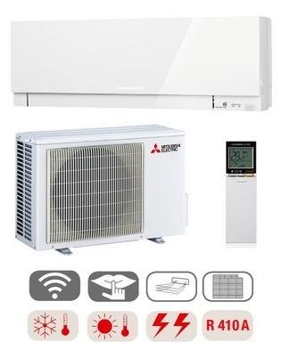 Klimatyzator ścienny Mitsubishi Electric White Premium 2,5kW Pompa ciepła powietrze - powietrze