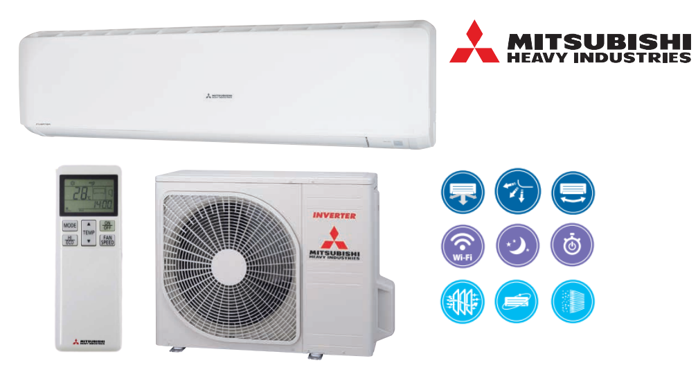 Klimatyzator ścienny Mitsubishi Heavy Diamond 6.3 kW "Zapytaj o dostępność" Pompa ciepła powietrze - powietrze
