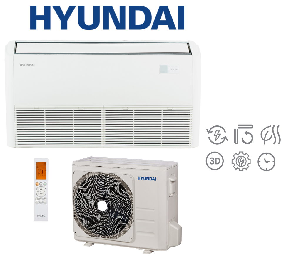 Klimatyzator Przypodłogowo-podsufitowy Hyundai 10,5 kW