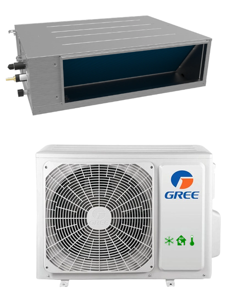 Klimatyzator kanałowy GREE GUD50PS1/A-S + GUD50W1/NhA-S 5,3kW U-Match Plus