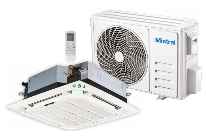 Klimatyzator kasetonowy Mistral 10,5 kW MIS-36CHRH/DV