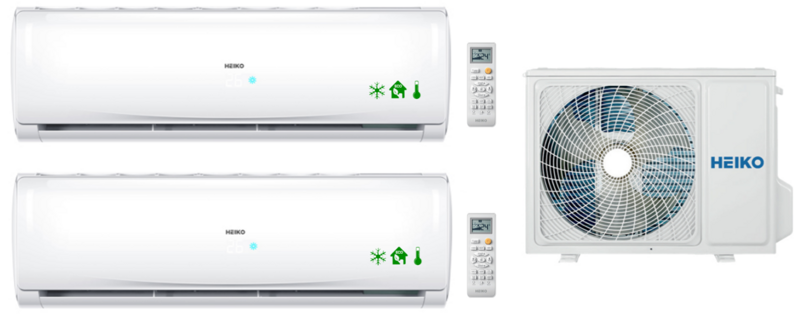 Klimatyzator zestaw multi HEIKO Brisa 2x 3,2 kW + jedn zewnętrzna 6,2kW