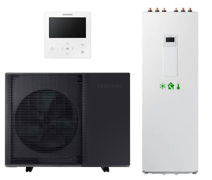 Pompa ciepła Samsung EHS Mono HT Quiet - ClimateHub 12kW 1-faz ze zbiornikiem 200 l
